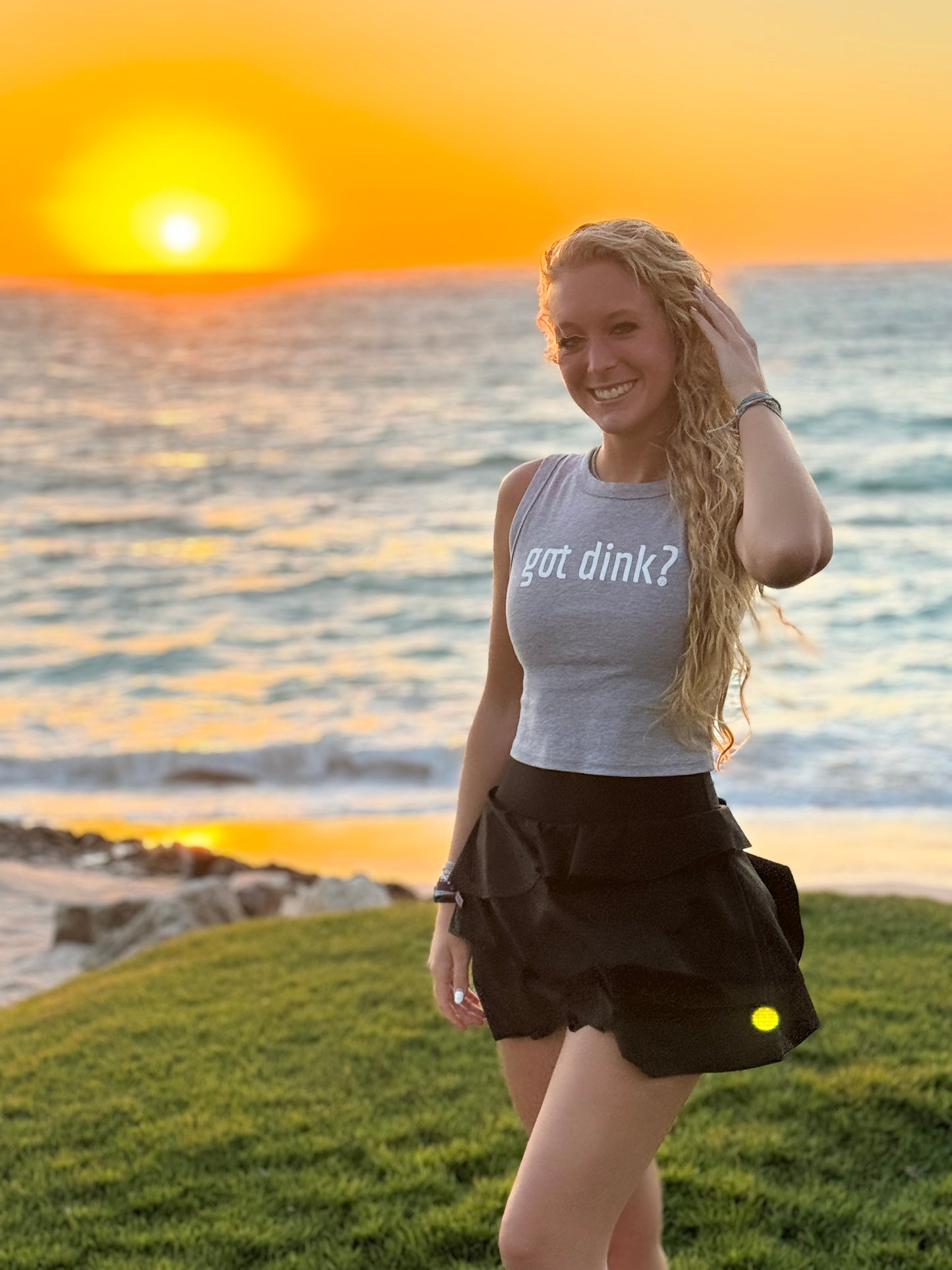 Womens' Muscle Tank - Ribbed / Cropped GOT DINK