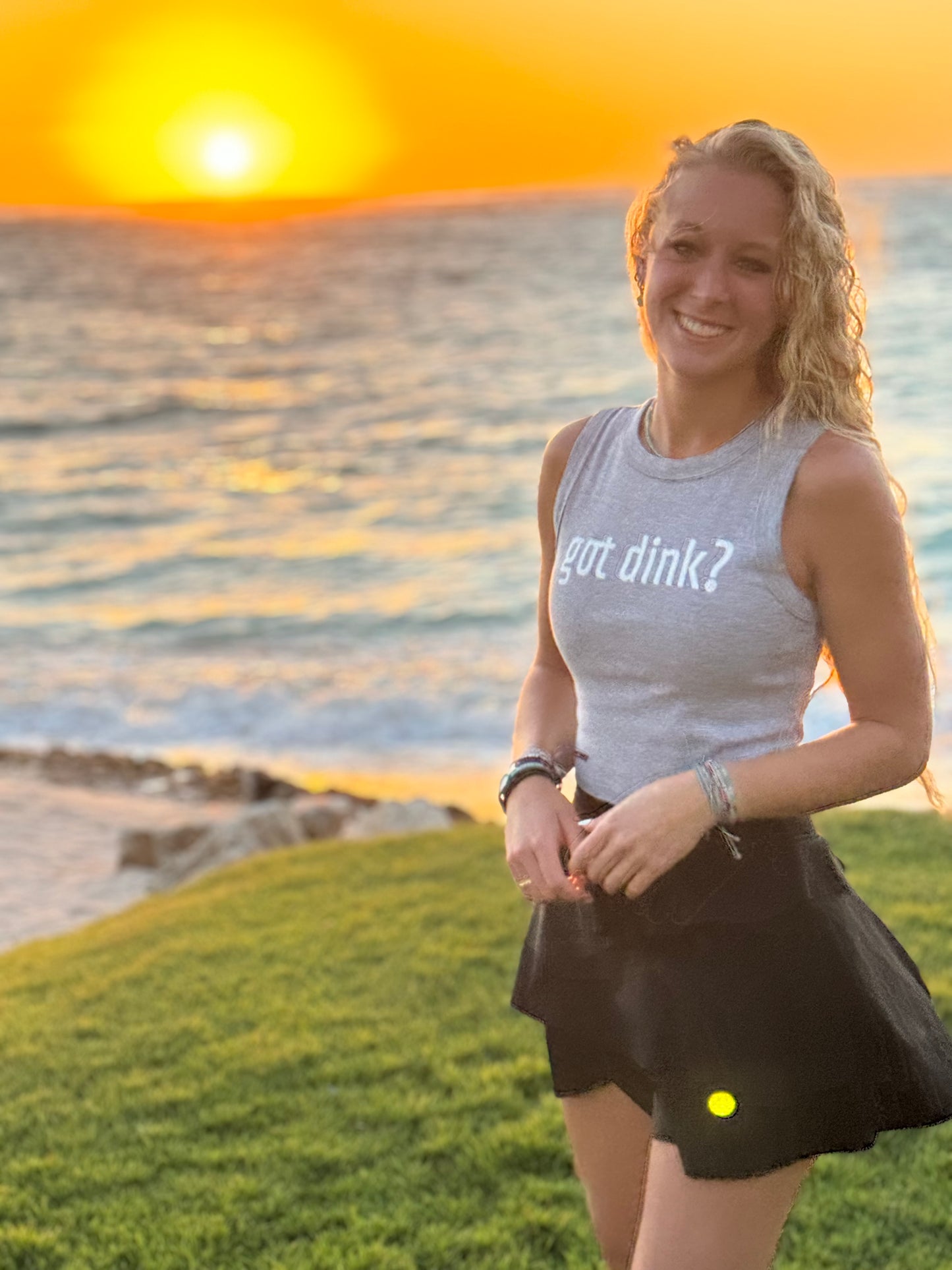 Womens' Muscle Tank - Ribbed / Cropped GOT DINK
