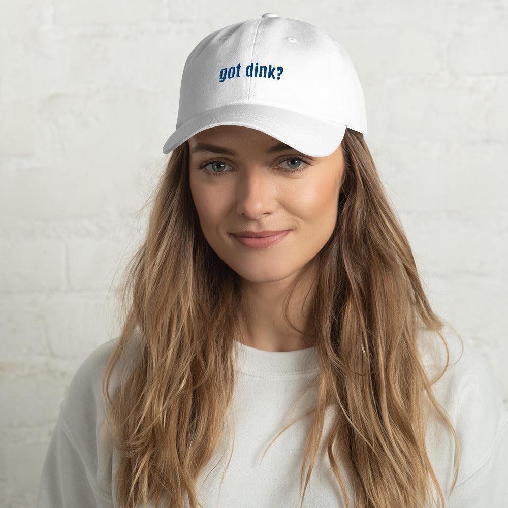 PICKLEBALL baseball cap ‘got dink?’