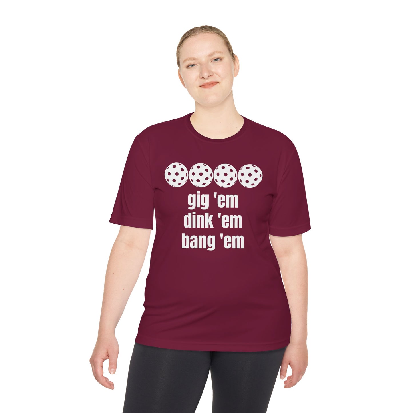 PICKLEBALL Unisex Moisture Wicking Tee - TAMU