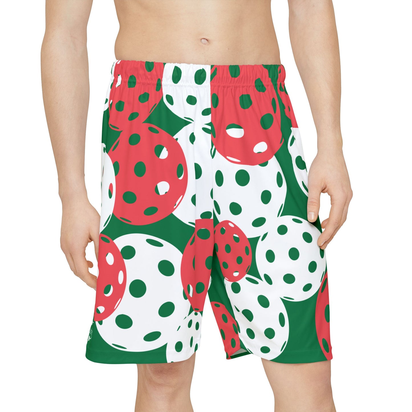 CHRISTMAS PICKLEBALL UNISEX Sports Shorts LONG