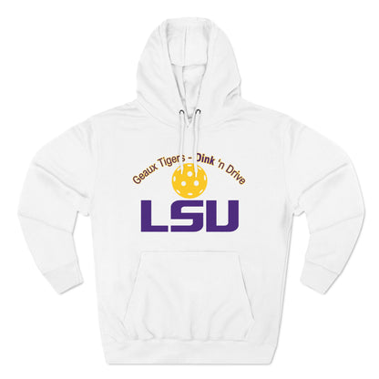 PICKLEBALL Three-Panel Fleece Hoodie - LSU