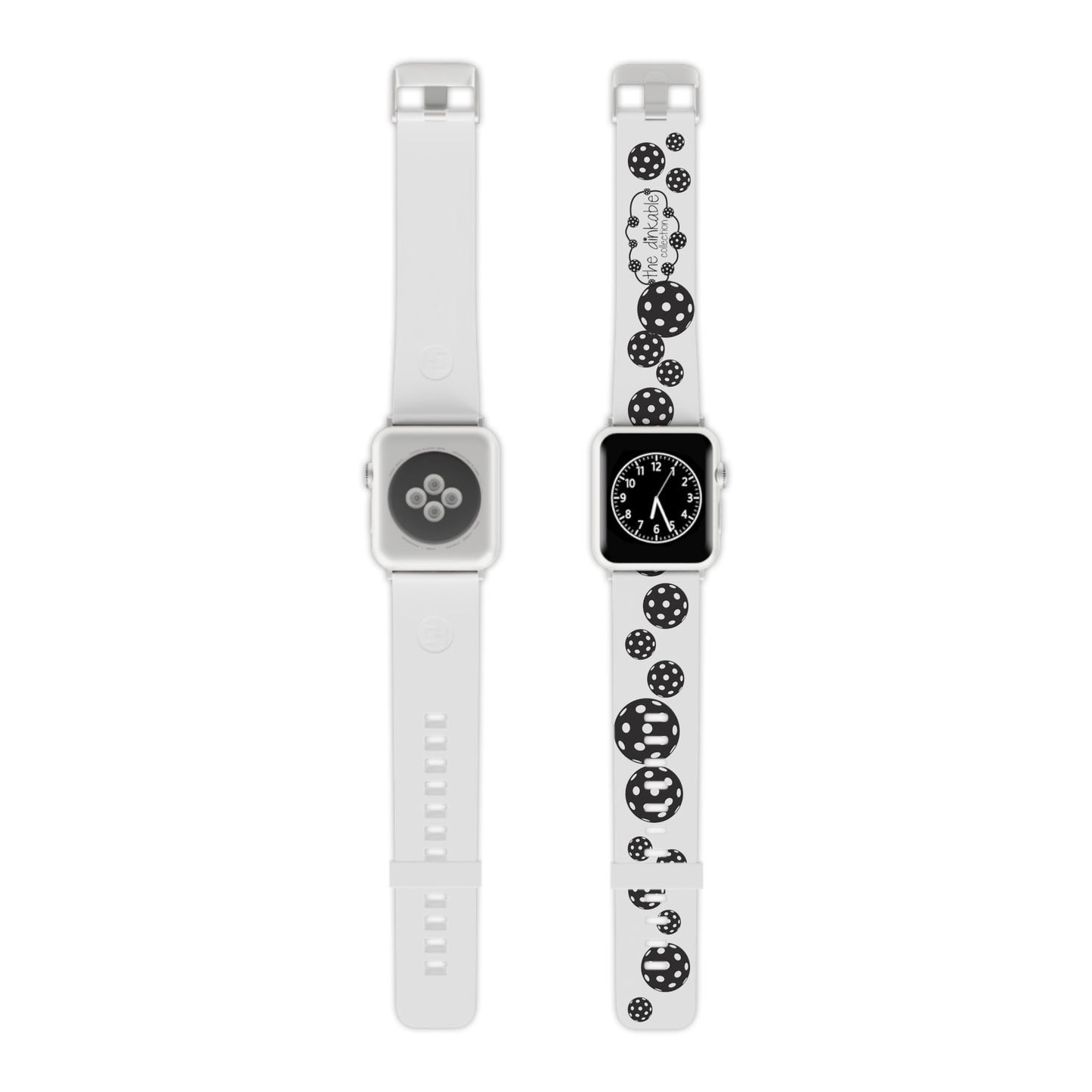 PICKLEBALL Watch Band for Apple Watch BLACK & WHITE