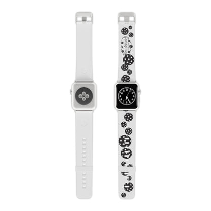 PICKLEBALL Watch Band for Apple Watch BLACK & WHITE