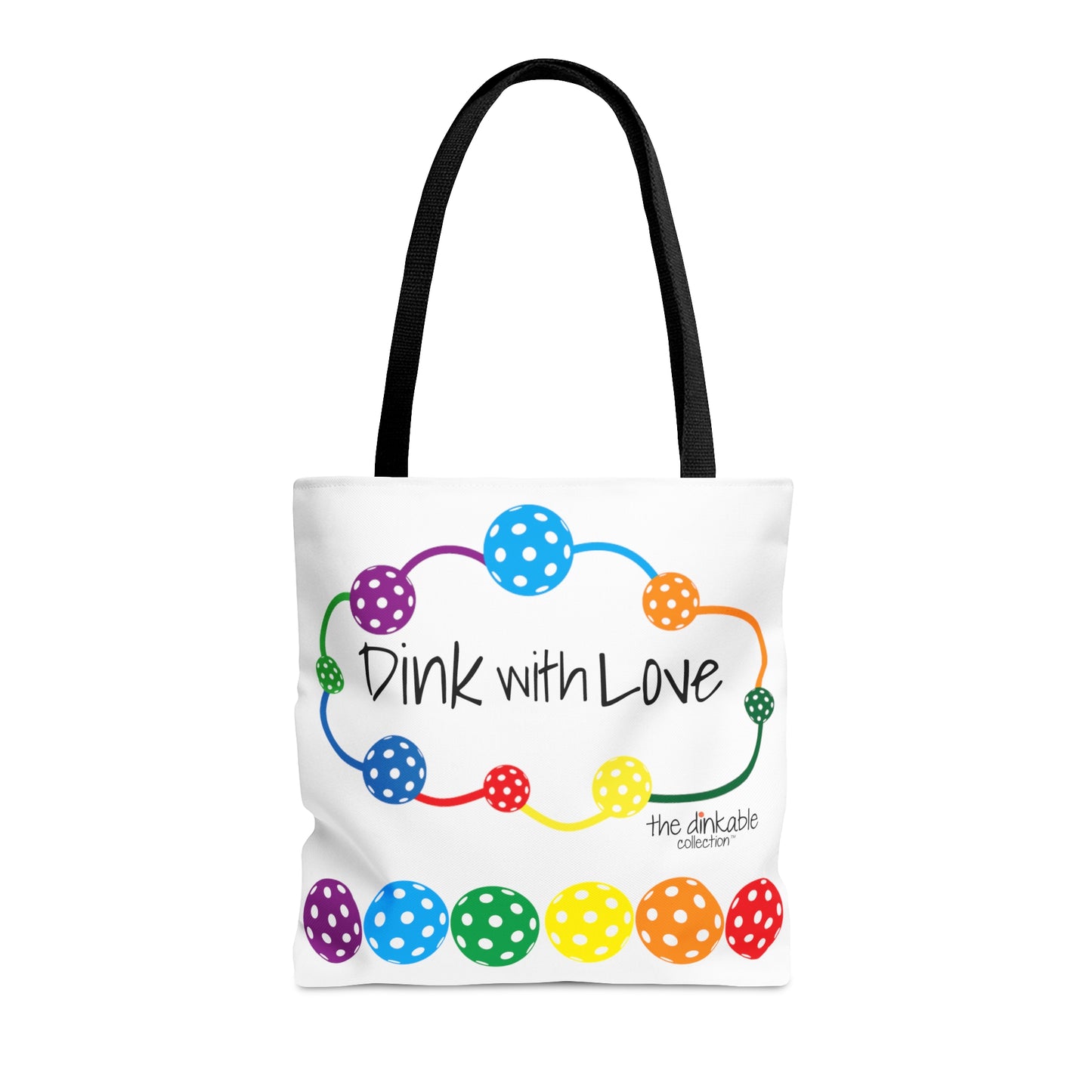 PICKLEBALL - ONE LOVE Tote Bag DINK WITH LOVE TOTE