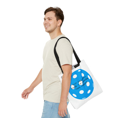 PICKLEBALL -Tote Bag - I PLAY PICKLEBALL CAUSE IT’S CHEAPER THAN THERAPY