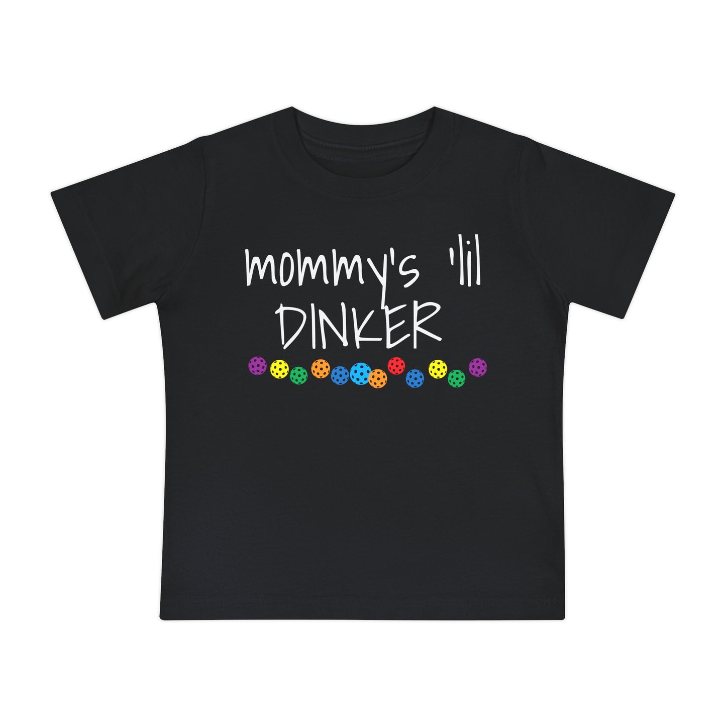 Pickleball Baby Short Sleeve T-Shirt - Mommy's 'lil dinker