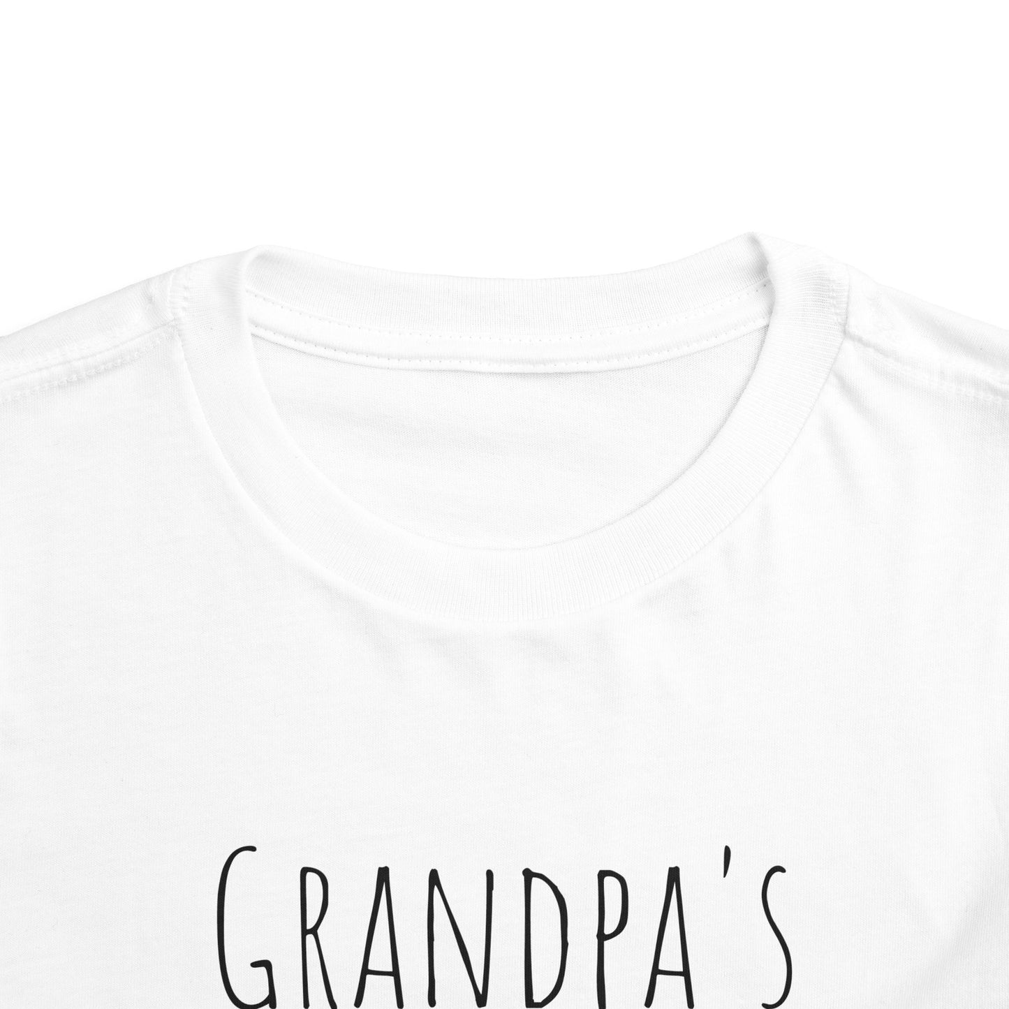 PICKLEBALL Toddler Short Sleeve Tee - grandpa's little dinker