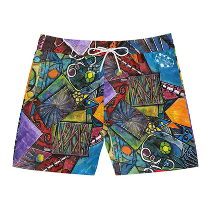 PICKLEBALL UNISEX Mid-Length Shorts (AOP) CIRQUE DU AMOUR