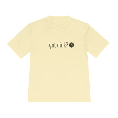 PICKLEBALL - Unisex Moisture Wicking Tee 'got dink'