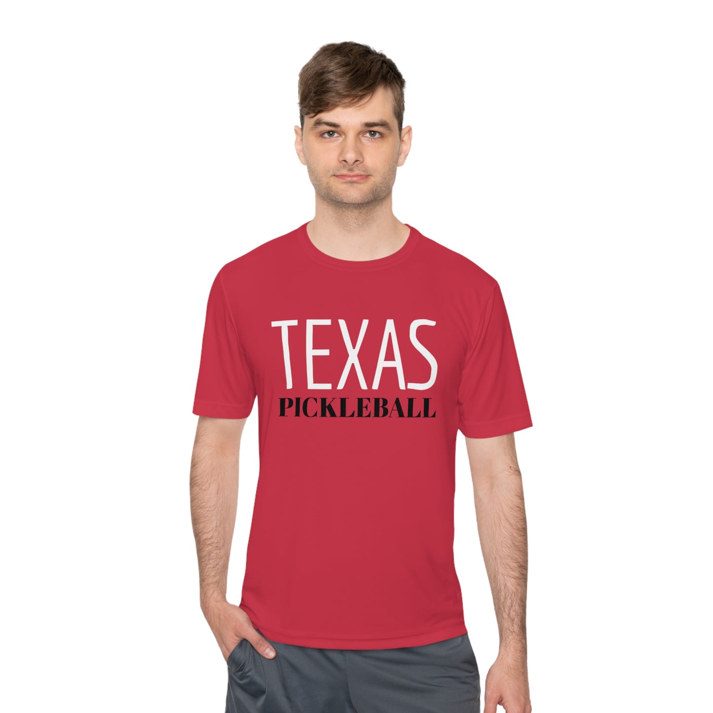 Unisex Moisture Wicking Tee TEXAS PICKLEBALL