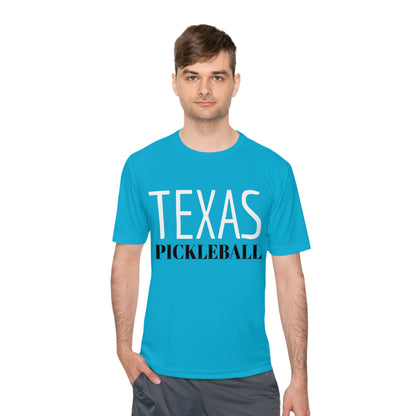 Unisex Moisture Wicking Tee TEXAS PICKLEBALL