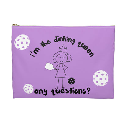 PICKLEBALL Accessory Pouch 'i'm the dinking queen, any questions?'