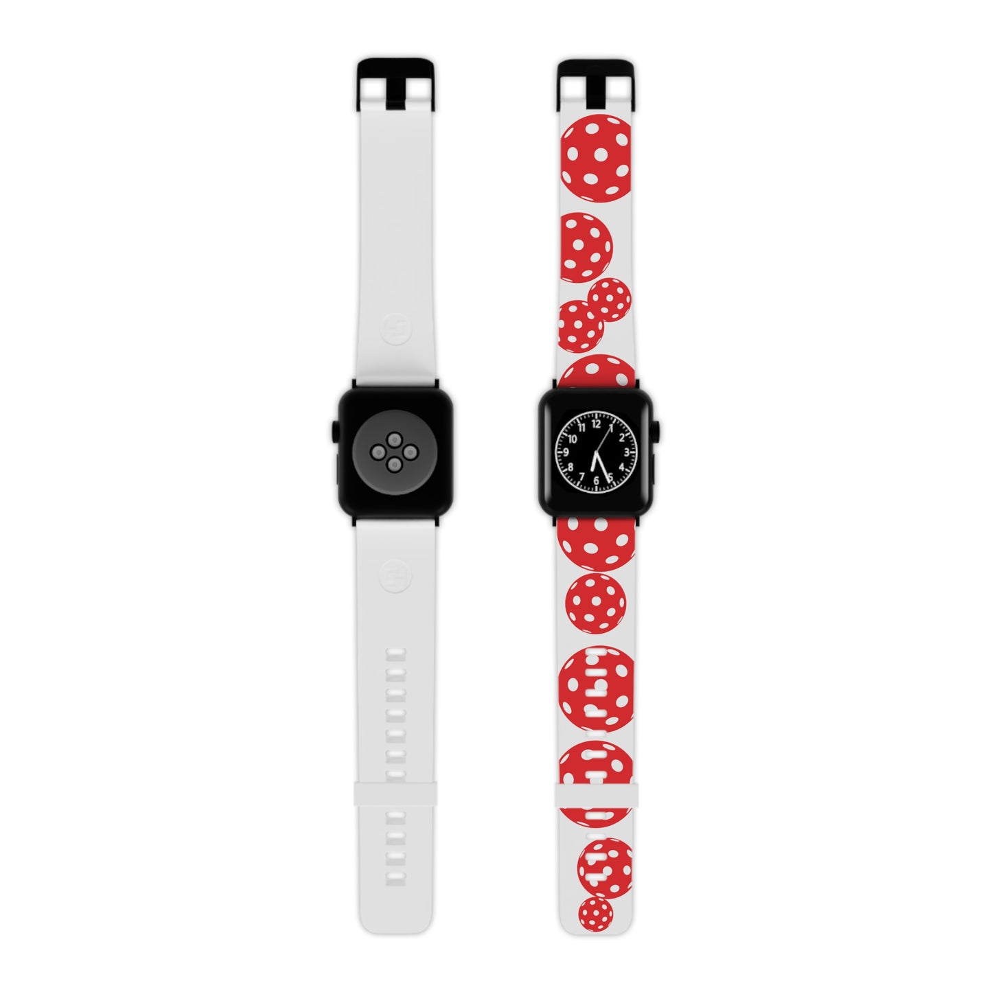 Pickleball Watch Band for Apple Watch RED & WHITE