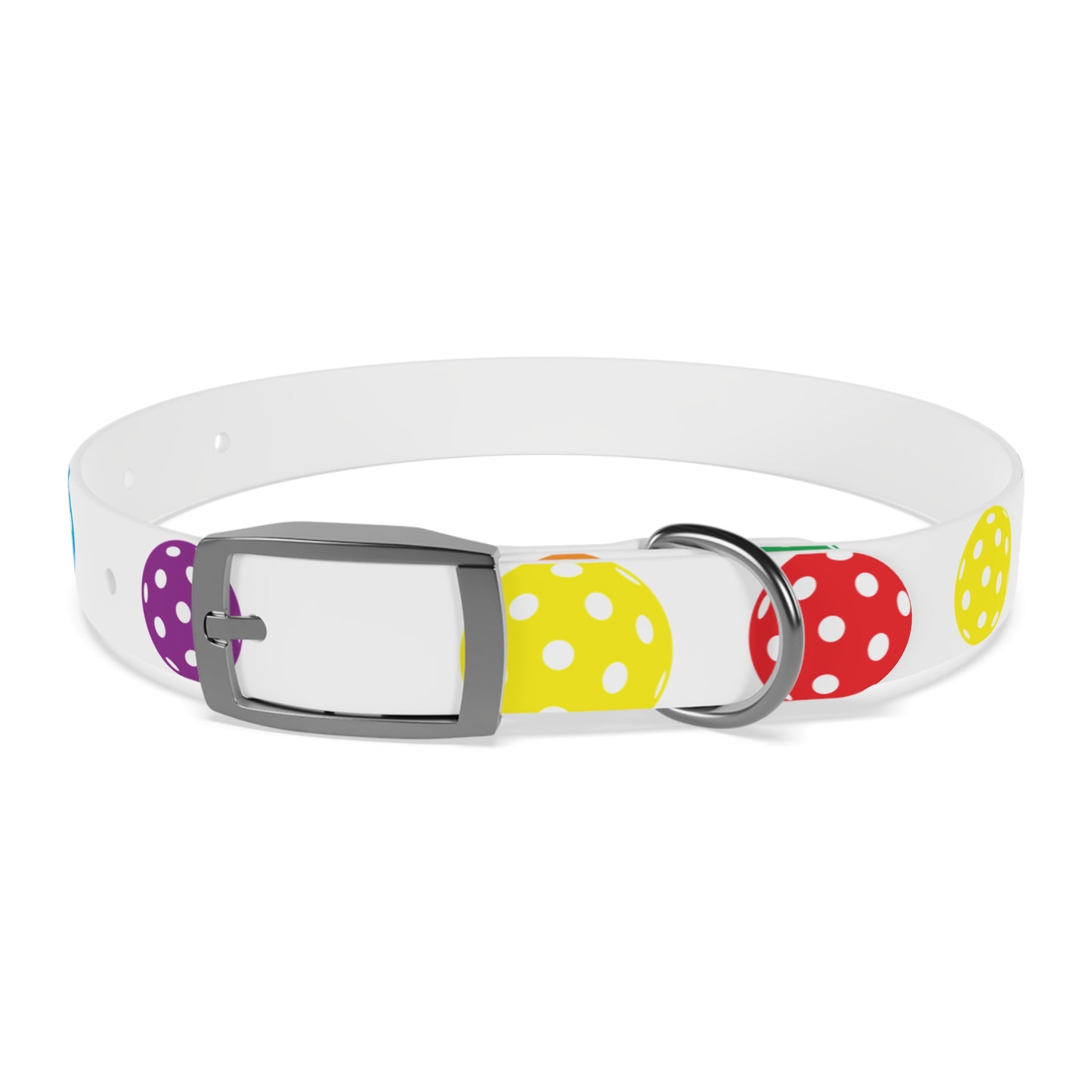 Pickleball Dog Collar white