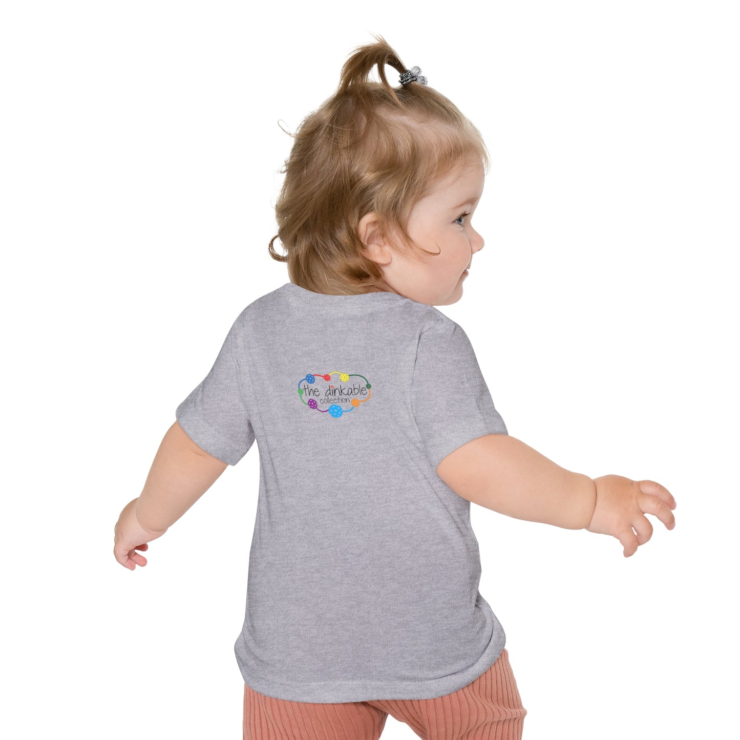 Pickleball Baby Short Sleeve T-Shirt - 'grammy's little dinker'