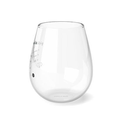 PICKLEBALL Stemless Wine Glass, 11.75oz ‘pickleball dementia’ (#2)