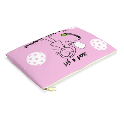 PICKLEBALL Accessory Pouch 'just a girl who loves pickleball'