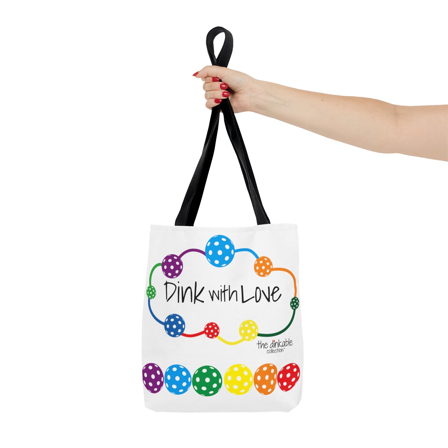 PICKLEBALL - ONE LOVE Tote Bag DINK WITH LOVE TOTE