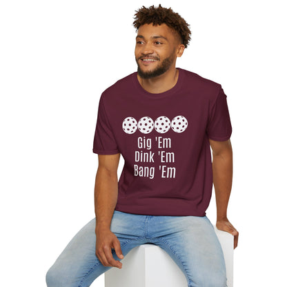 PICKLEBALL Unisex Softstyle T-Shirt TAMU