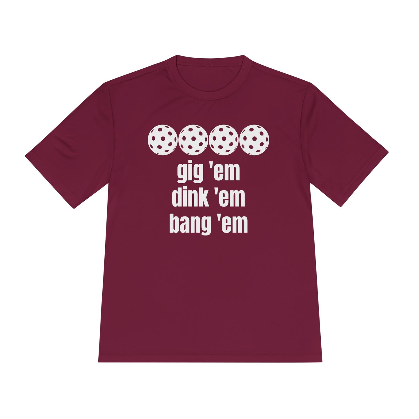 PICKLEBALL Unisex Moisture Wicking Tee - TAMU