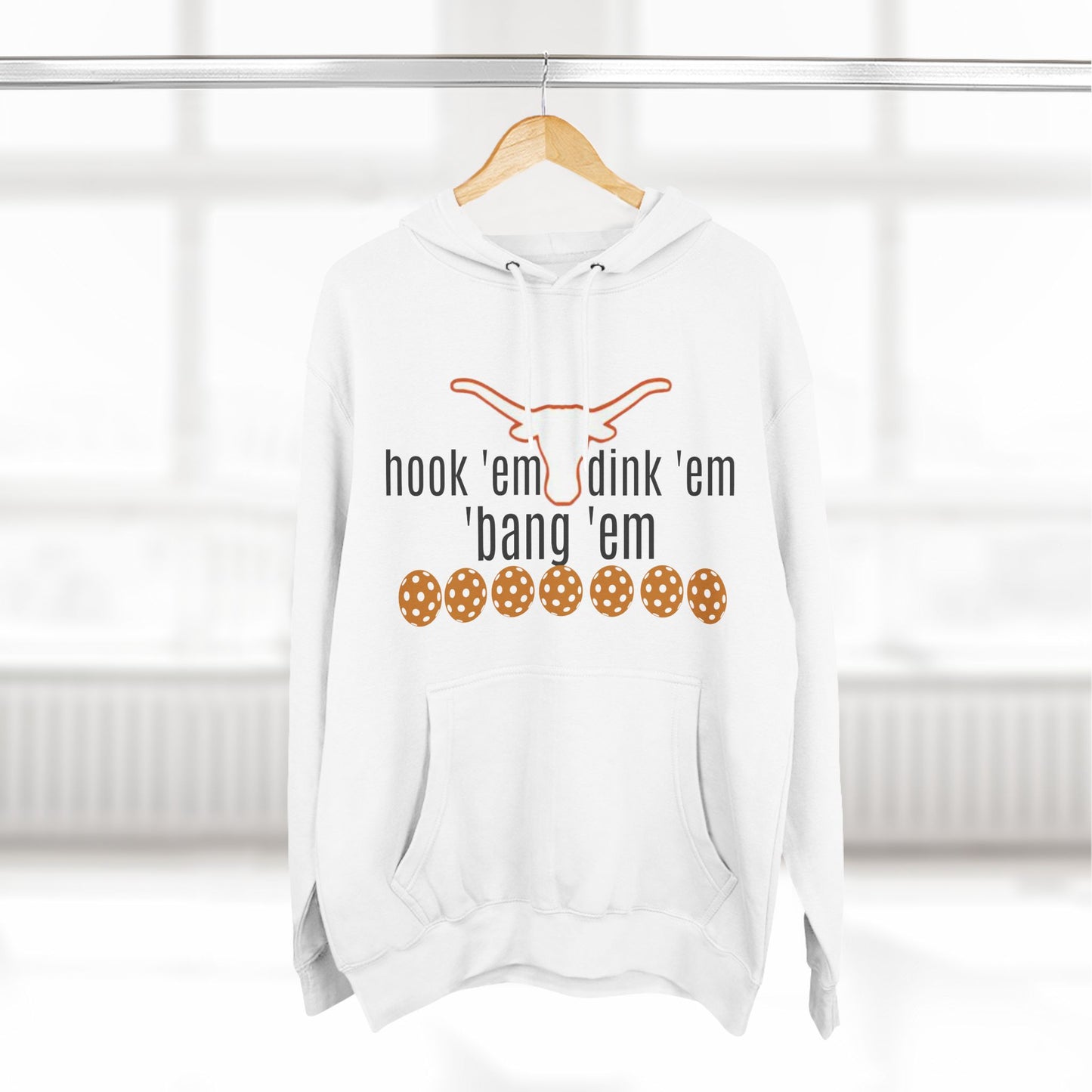 PICKLEBALL Unisex Premium Pullover Hoodie - UT Longhorns