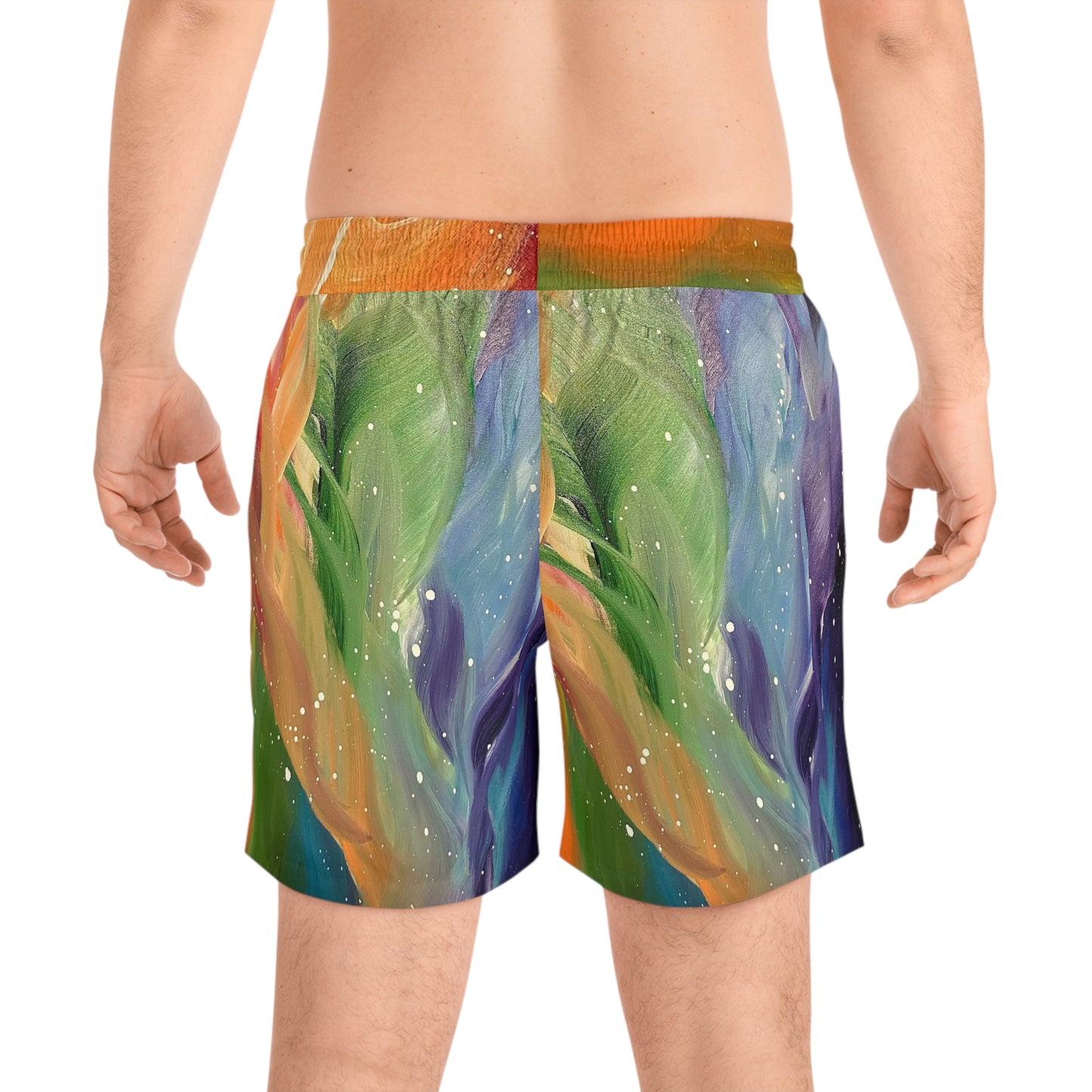 PICKLEBALL UNISEX Mid-Length Shorts (AOP) ONE LOVE