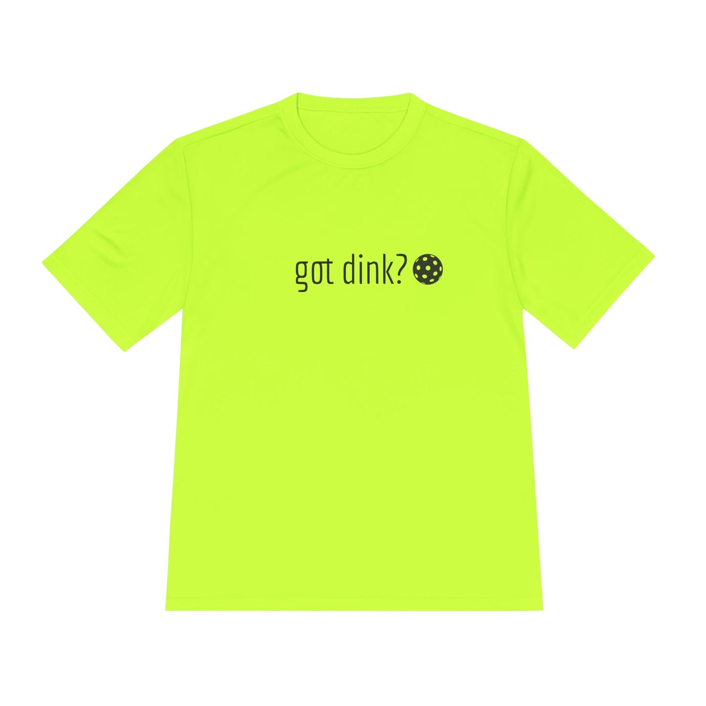 PICKLEBALL - Unisex Moisture Wicking Tee 'got dink'