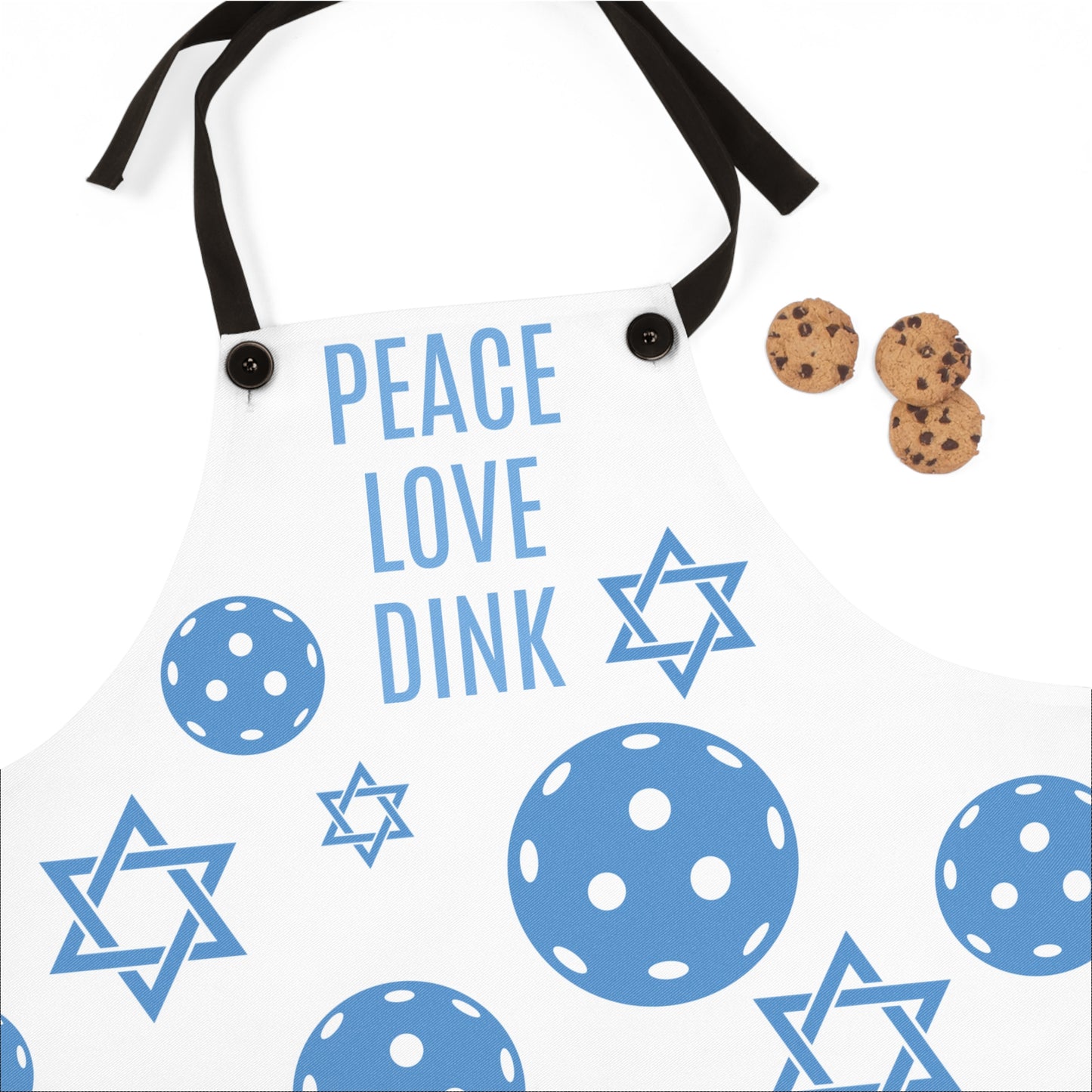 PICKLEBALL PEACE LOVE DINK Apron - STAR OF DAVID