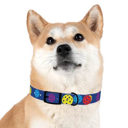 Pickleball Dog Collar BLUE