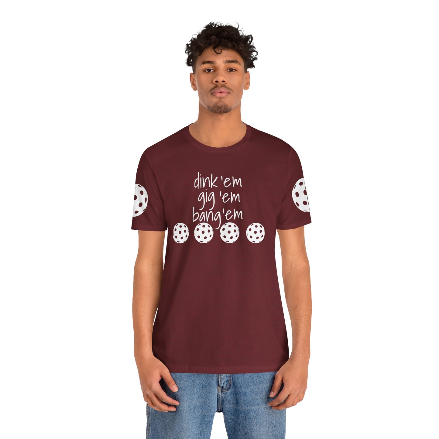 PICKLEBALL Unisex Jersey Short Sleeve Tee TAMU