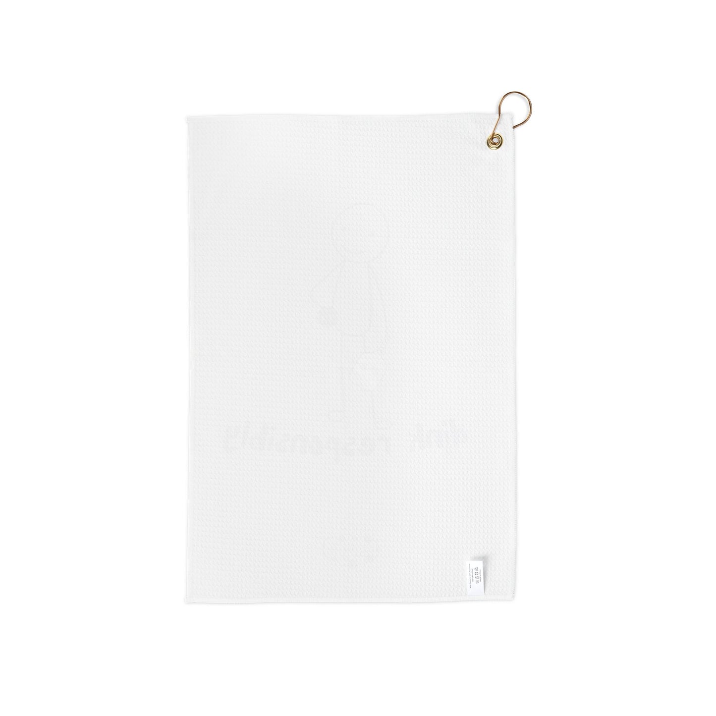 Pickleball Graphic Golf Towel — “DINK RESPONSIBLY!” Lightweight Hanging Towel for Courts & Courses