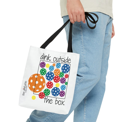 Pickleball Tote Bag (AOP) - Dink outside the box