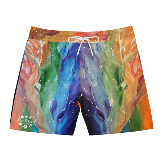 PICKLEBALL UNISEX Mid-Length Shorts (AOP) ONE LOVE