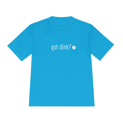 PICKLEBALL - Unisex Moisture Wicking Tee 'got dink'