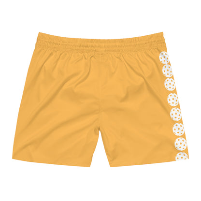 PICKLBALL Unisex Mid-Length Shorts CANTELOUPE