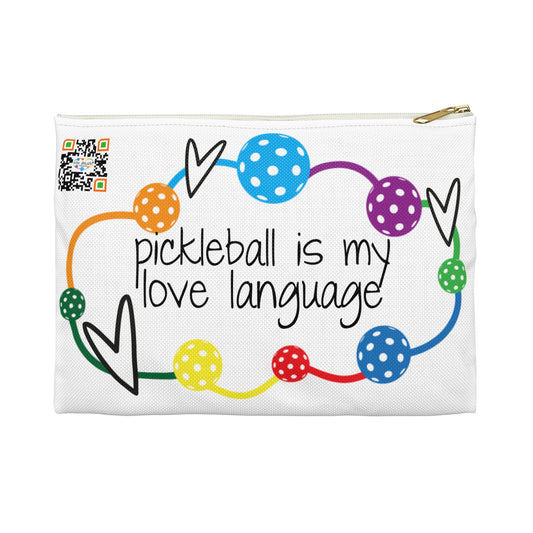 PICKLEBALL Accessory Pouch 'pickleball is my love language'