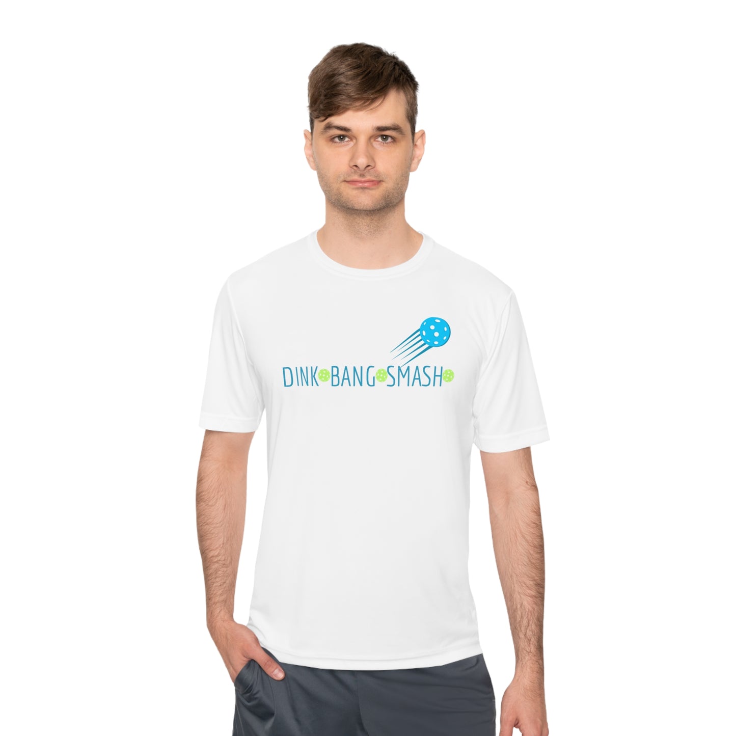 Unisex Moisture Wicking Tee DINK BANG SMASH