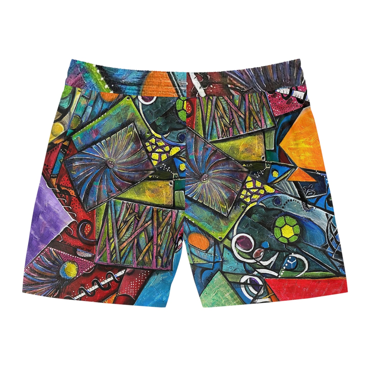 PICKLEBALL UNISEX Mid-Length Shorts (AOP) CIRQUE DU AMOUR