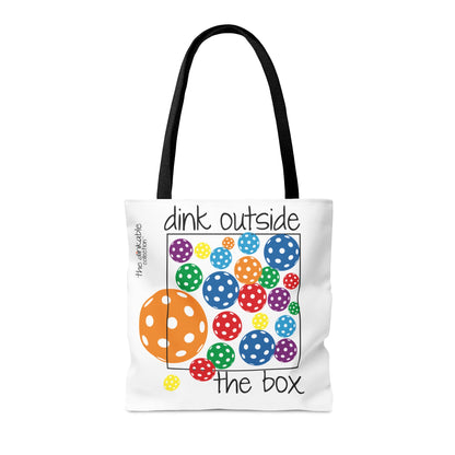 Pickleball Tote Bag (AOP) - Dink outside the box