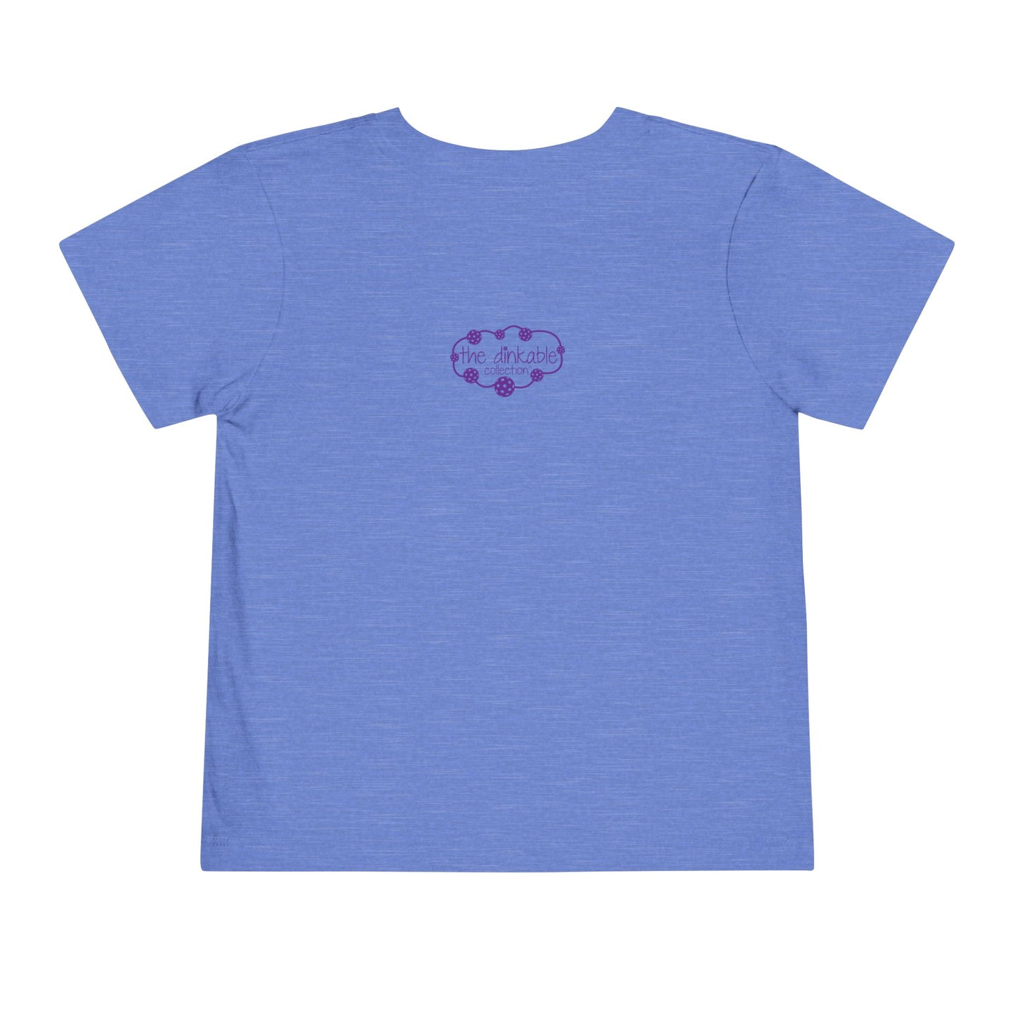 PICKLEBALL Toddler Short Sleeve Tee - grandma's little dinker