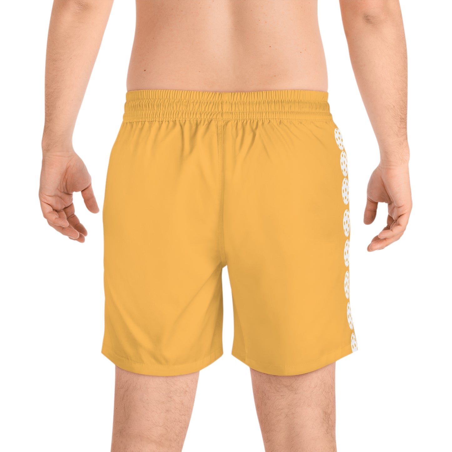 PICKLBALL Unisex Mid-Length Shorts CANTELOUPE