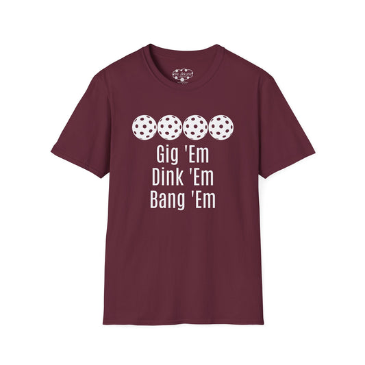 PICKLEBALL Unisex Softstyle T-Shirt TAMU