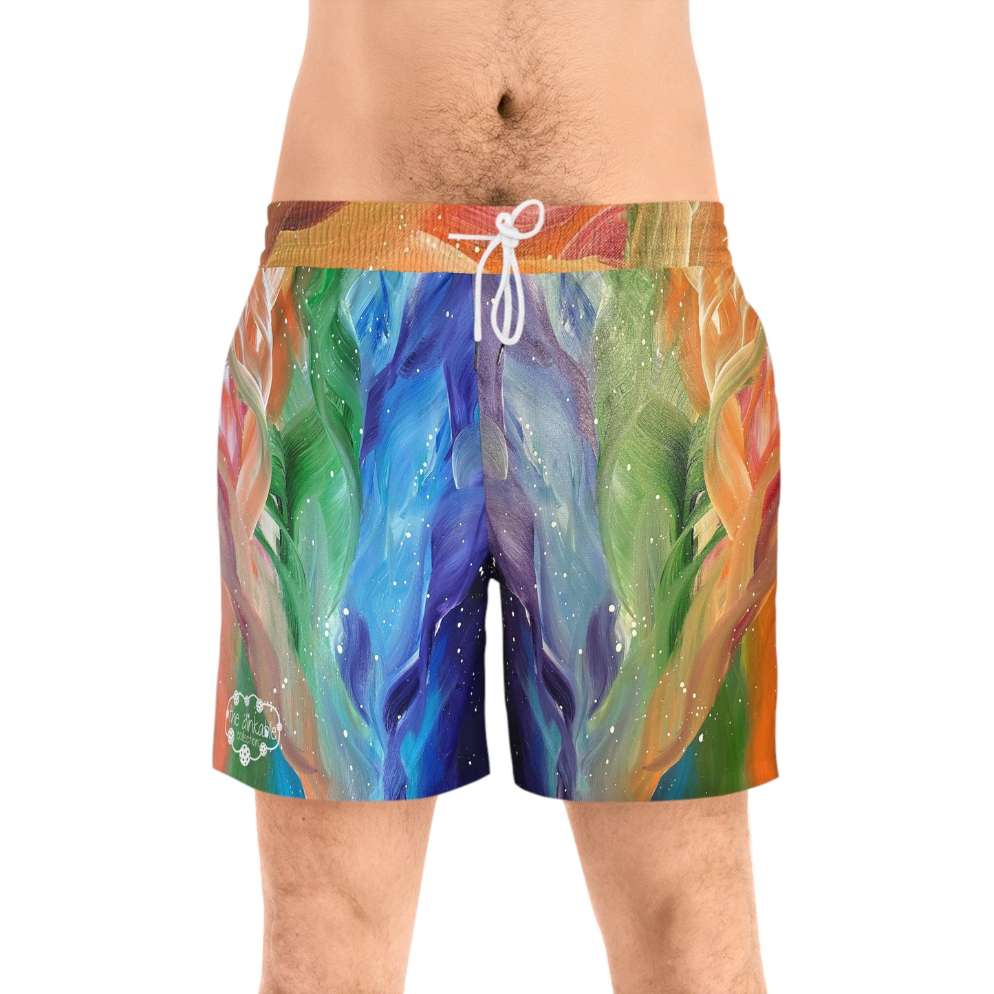 PICKLEBALL UNISEX Mid-Length Shorts (AOP) ONE LOVE