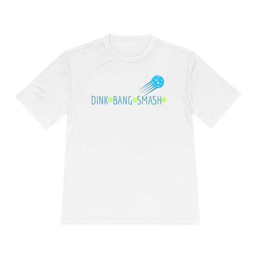 PICKLEBALL - Unisex Moisture Wicking Tee DINK BANG SMASH