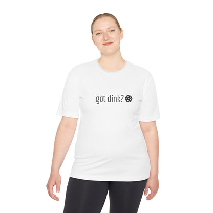 PICKLEBALL - Unisex Moisture Wicking Tee 'got dink'