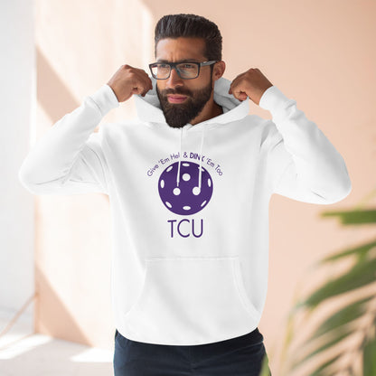 PICKLEBALL Three-Panel Fleece Hoodie TCU