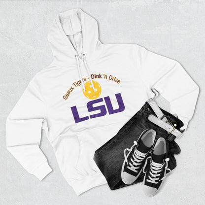 PICKLEBALL Three-Panel Fleece Hoodie - LSU