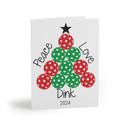 PICKLEBALL HOLIDAY Greeting cards (8, 16, and 24 pcs)