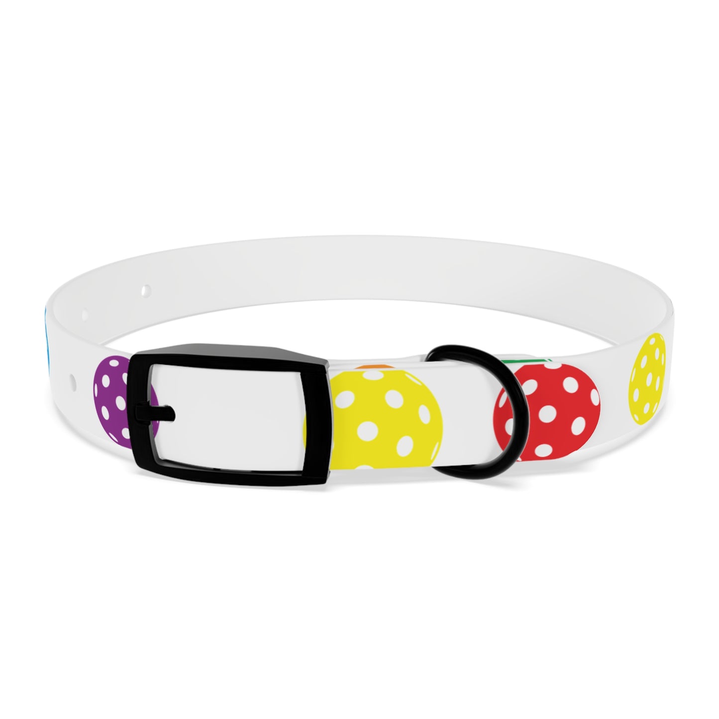 Pickleball Dog Collar white